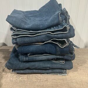 6 pairs of jeans